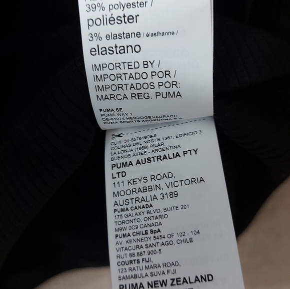 Puma dress size large Long sleeves color black - Picture 8 of 11